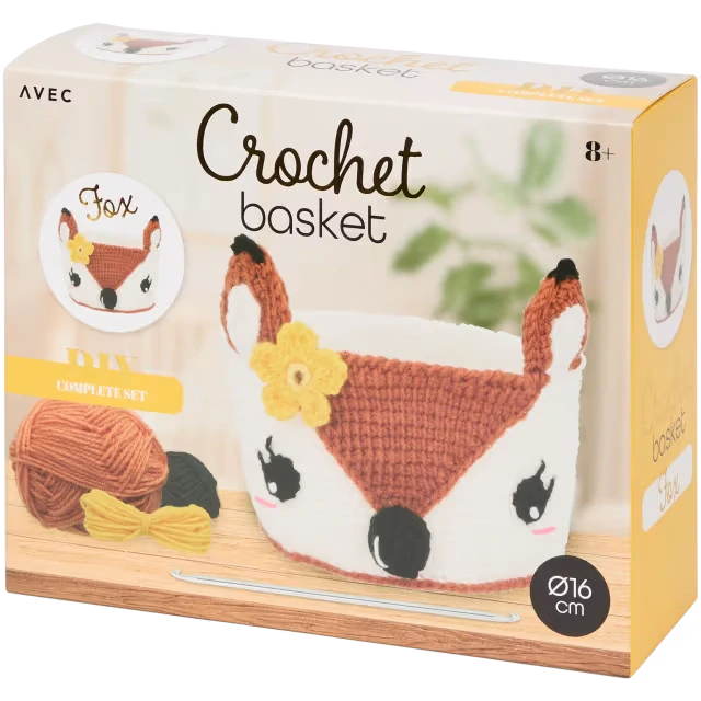 Háčkovací sada – košík