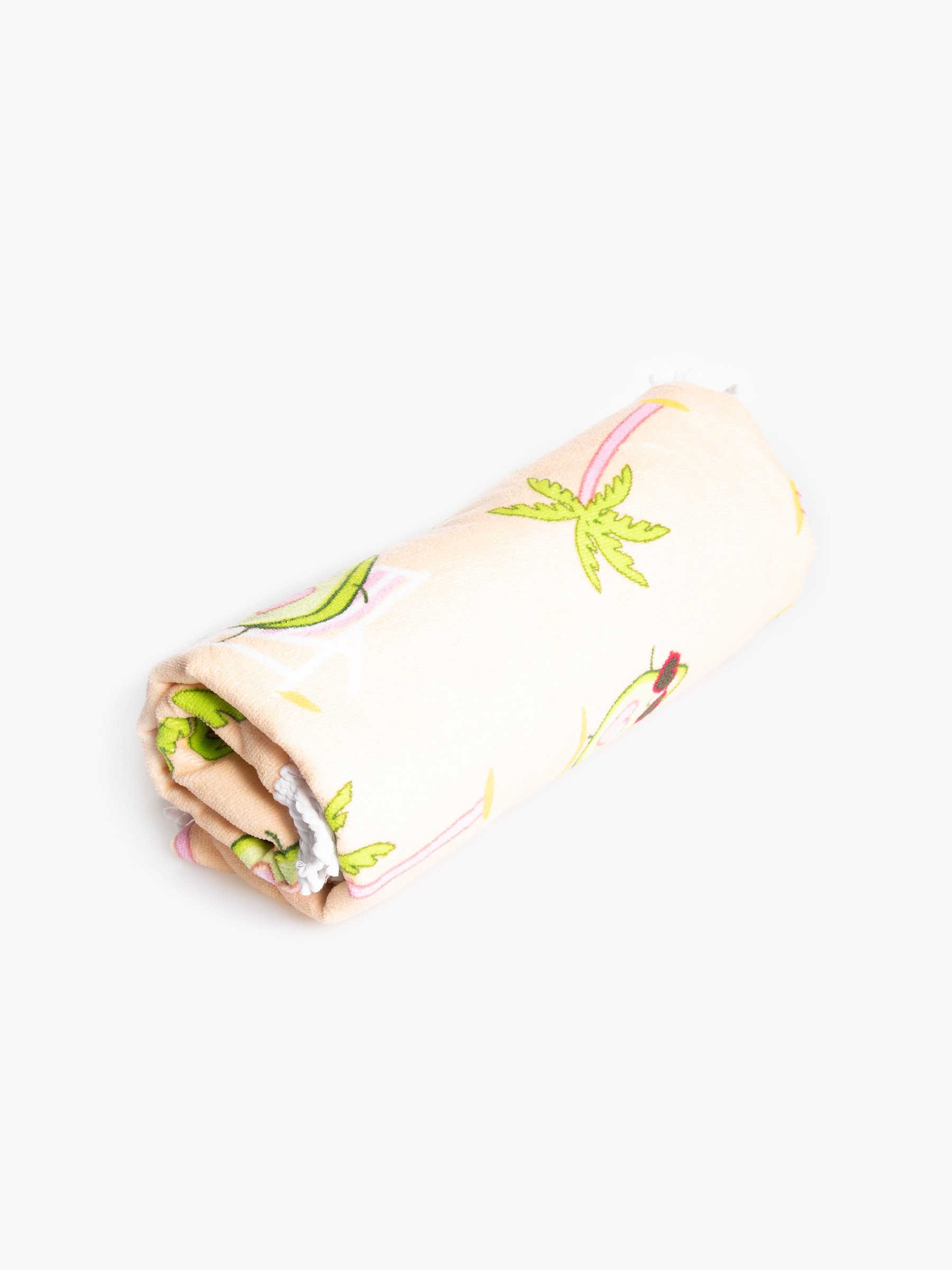 Kulatá osuška s potiskem Avokádo