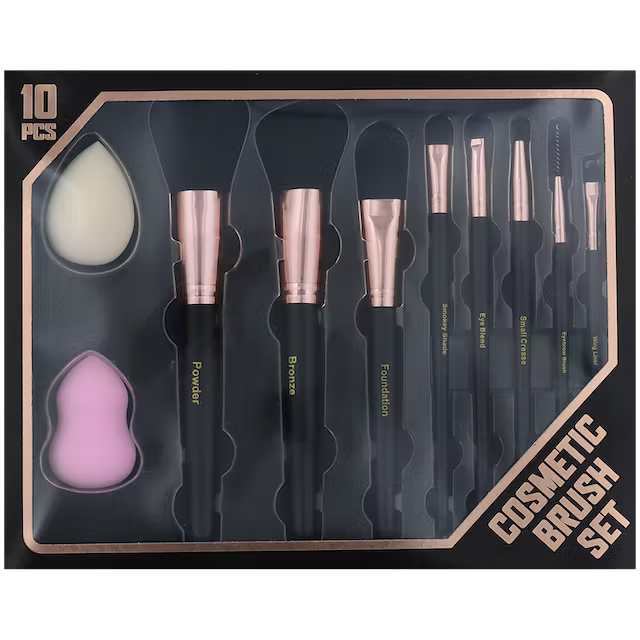 Sada štětců na make-up 10dílná
