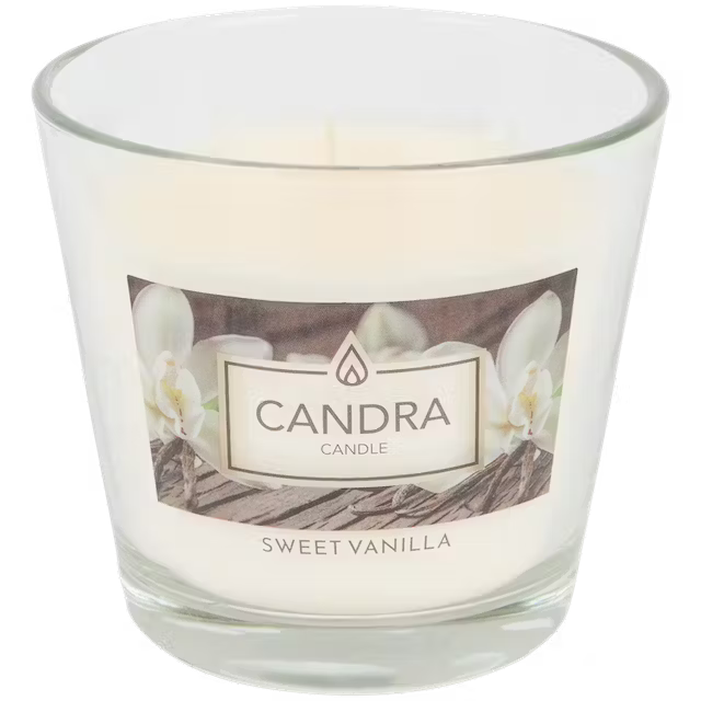 Vonná svíčka Candra 9 x 8,5 cm ve skle