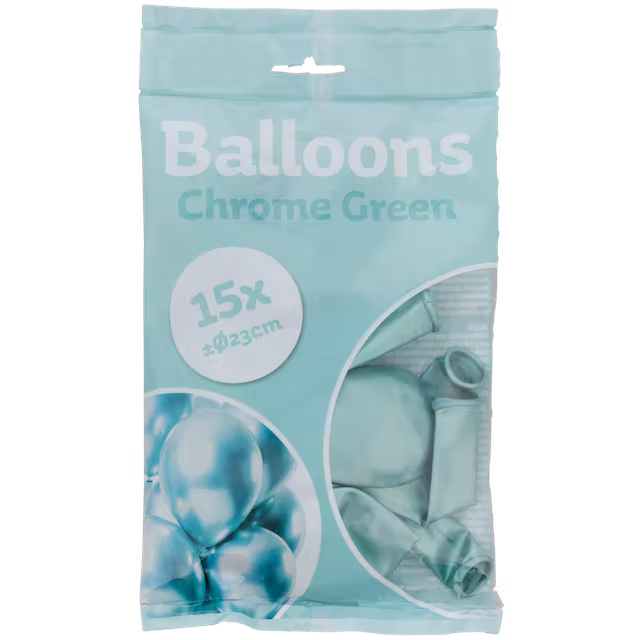Chromové balónky 15 ks