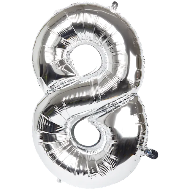 Fóliový balónek ve tvaru číslice 86 cm