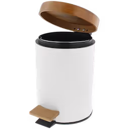 Pedálový odpadkový koš s bambusem