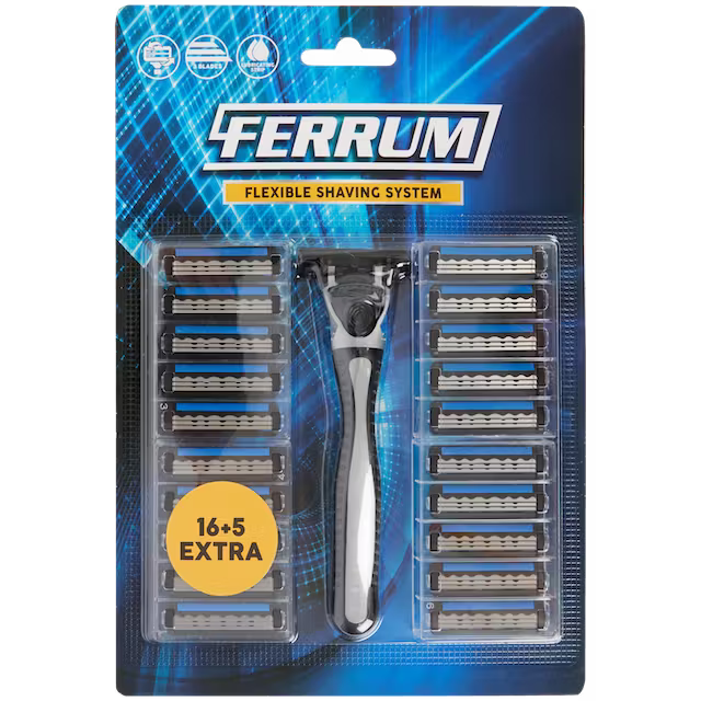 Holítko s náhradními žiletkami Ferrum