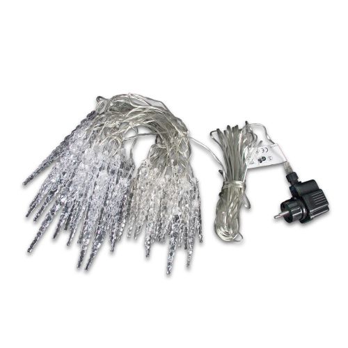 Světelný řetěz se 40 LED rampouchy