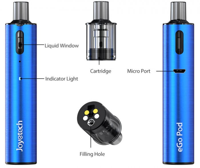 Joyetech eGo Pod elektronická cigareta 1000mAh