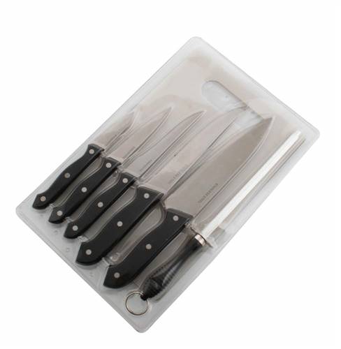 APETIT Sada nožů s krájecí deskou, 7 ks
