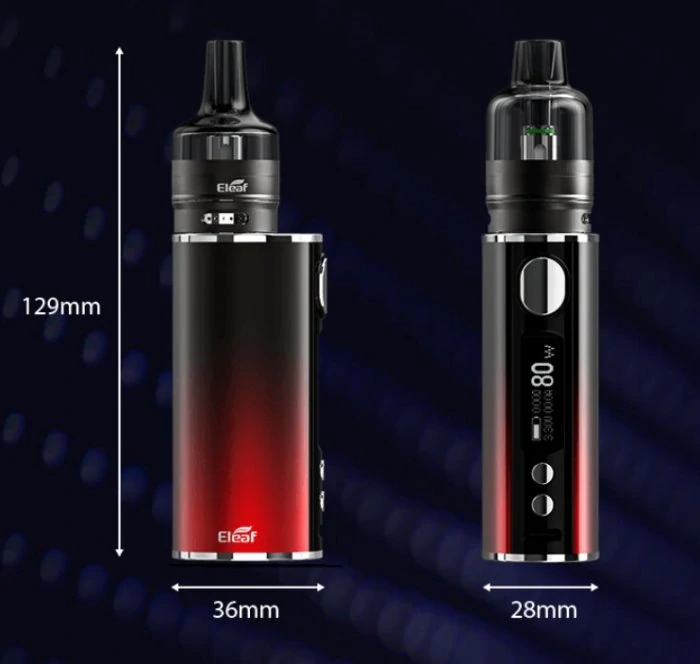 iSmoka-Eleaf iStick T80 GTL Pod Tank Grip Full Kit 3000mAh