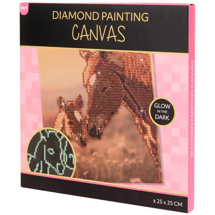 Diamantová malba svítící ve tmě