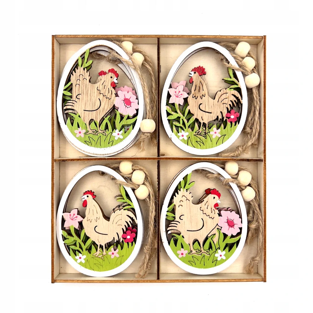 Dřevěná velikonoční ozdoba Home Accents