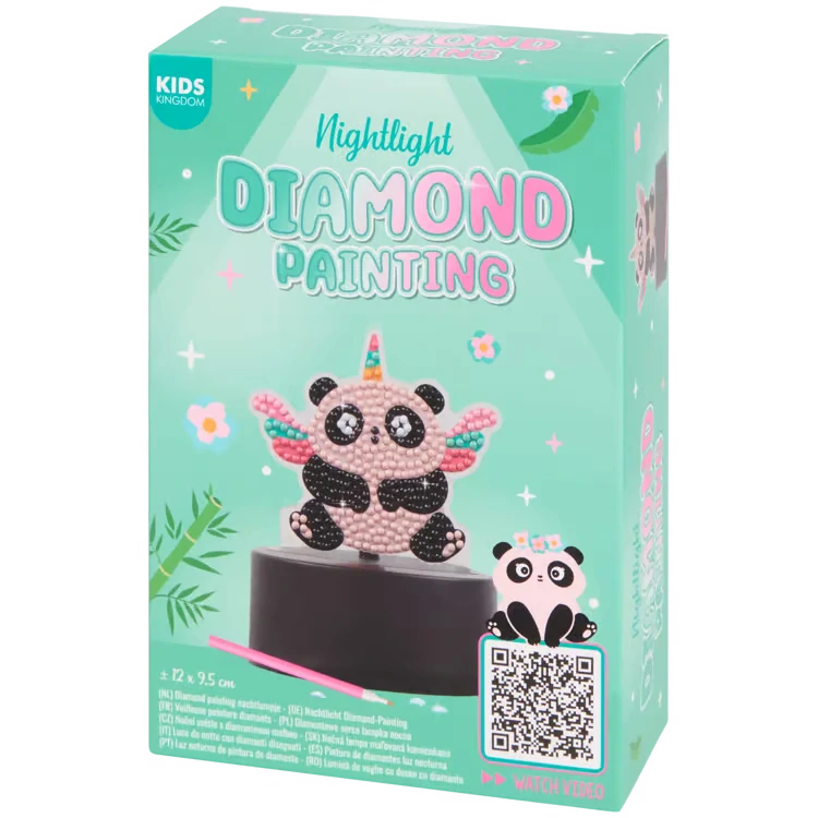 Noční lampička s diamantovou mozaikou Kids Kingdom