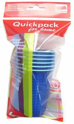 Kelímky 6 ks, 200 ml QUICKPACK Q213