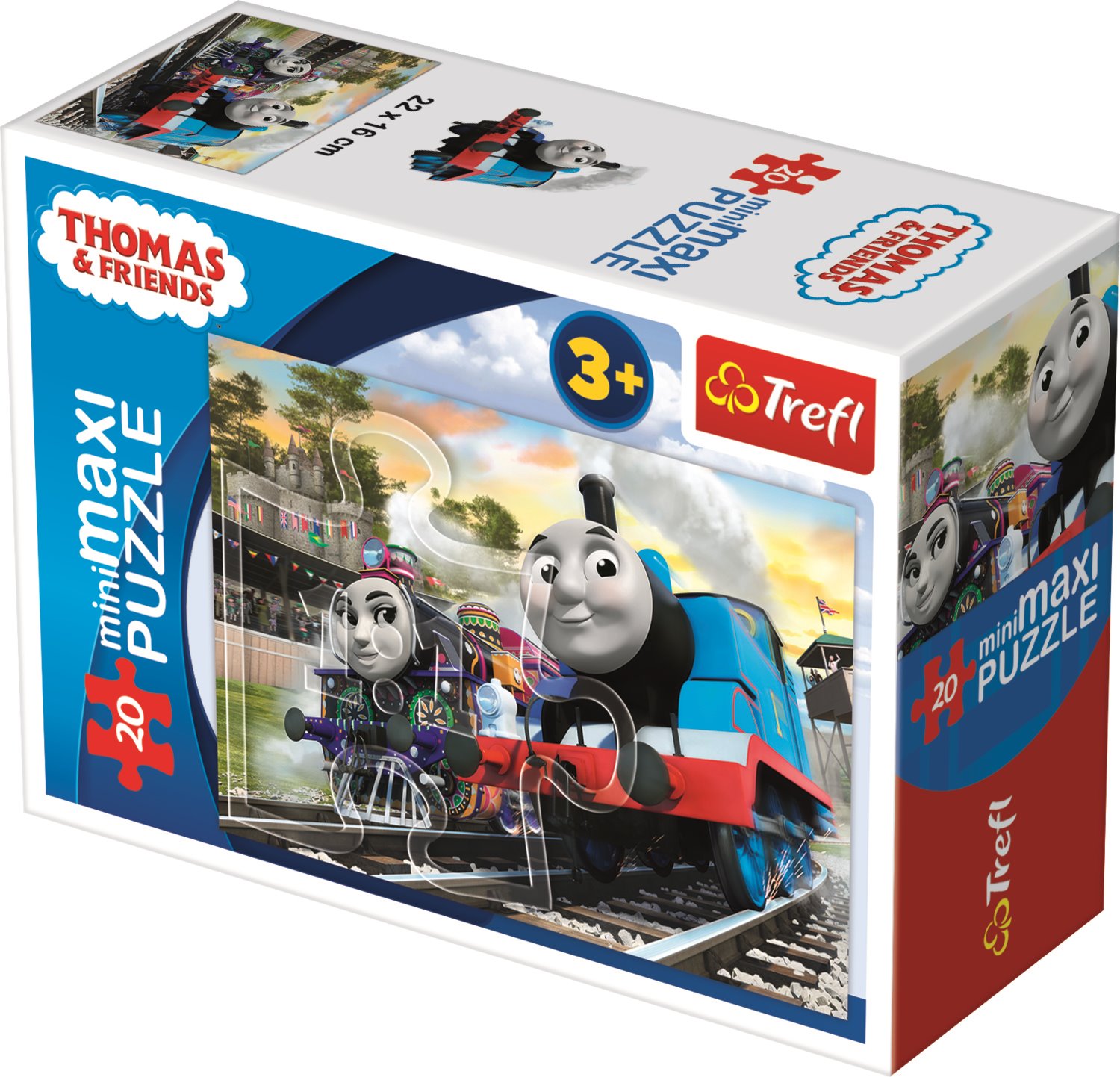 TREFL miniMAXI Puzzle Mašinka Tomáš: Na projížďce 20 dílků