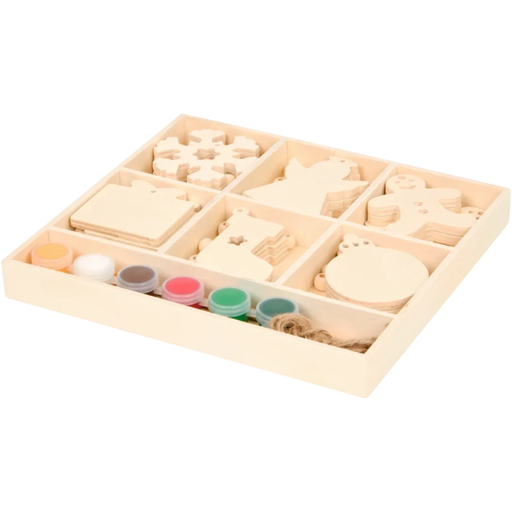 Vymalujte si vlastní vánoční ozdoby Hobby Flora