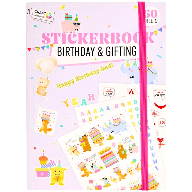 Kniha se samolepkami Craft Sensations