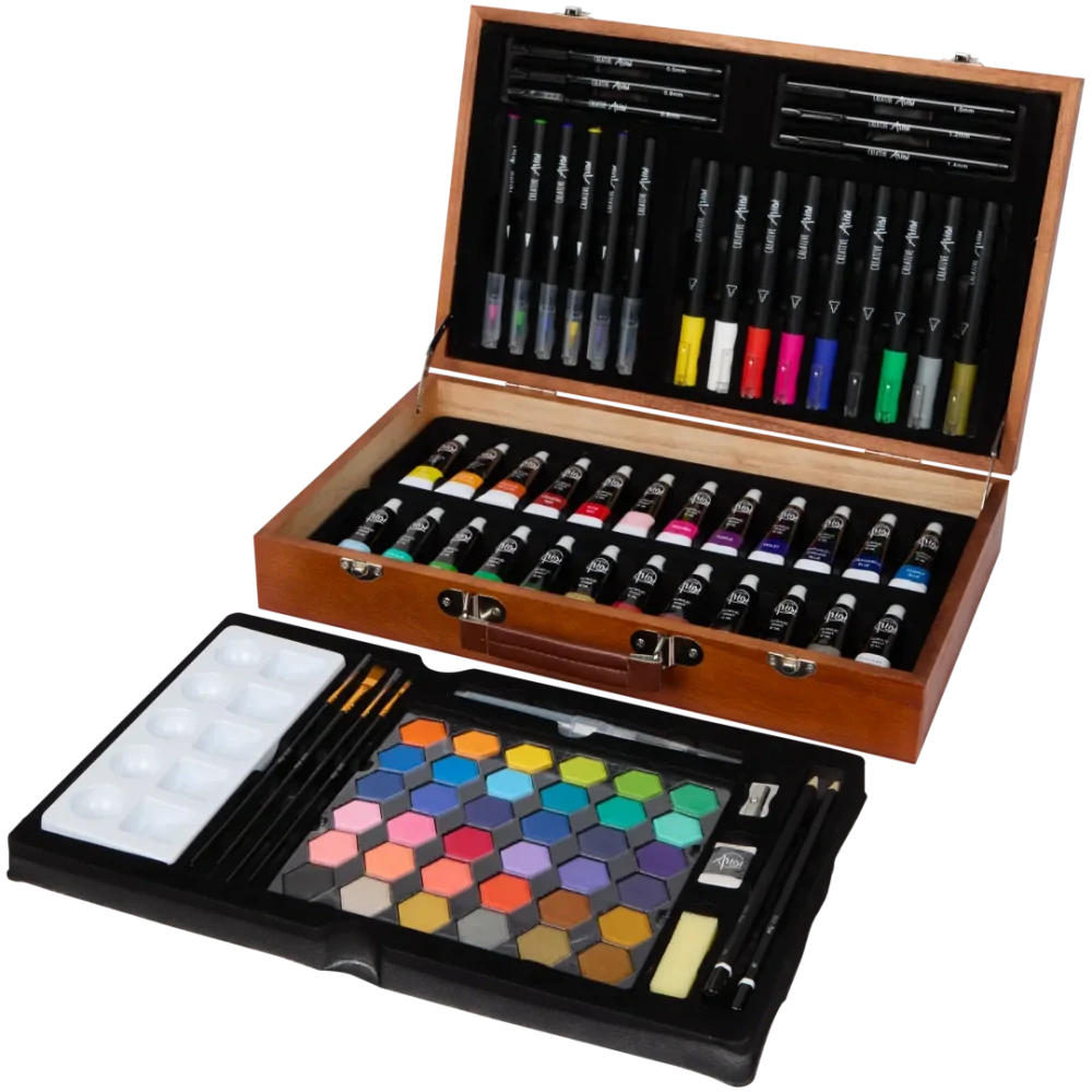 Dřevěná malířská krabička Creative Artist