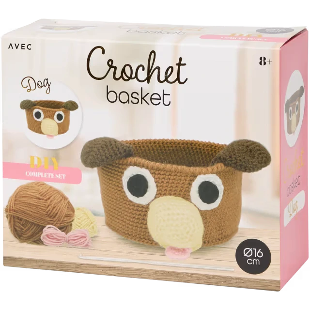 Háčkovací sada – košík