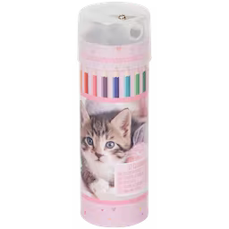 Mini pastelky s ořezávatkem