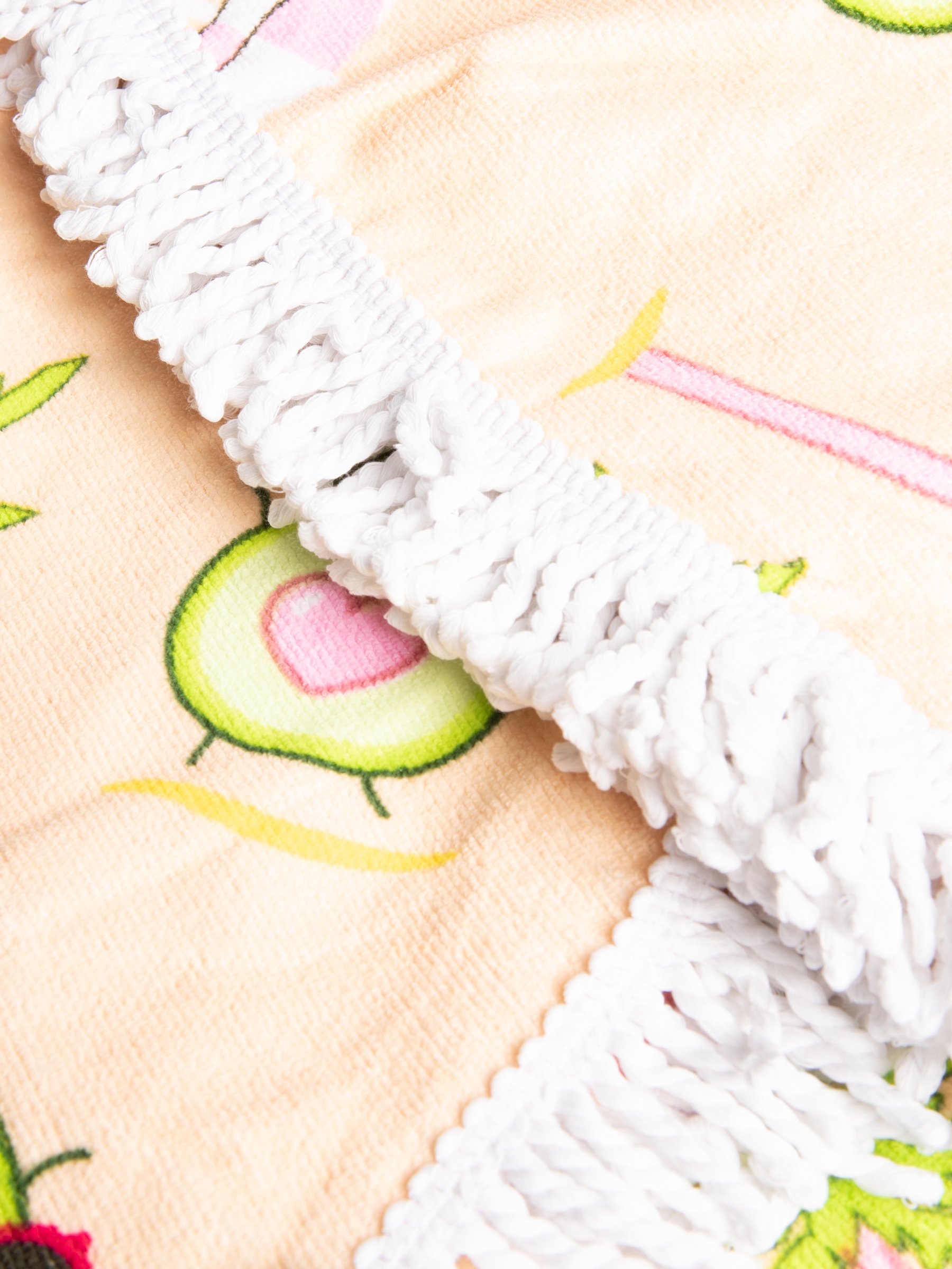 Kulatá osuška s potiskem Avokádo