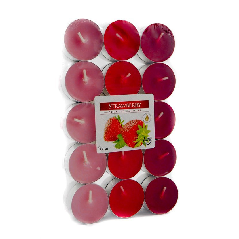 Vonná čajová svíčka 30ks v balení