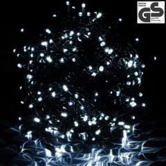 Vánoční LED osvětlení 10 m, studená bílá 100 LED