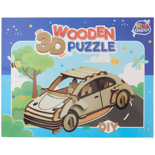 Dřevěné 3D puzzle Kids Kingdom