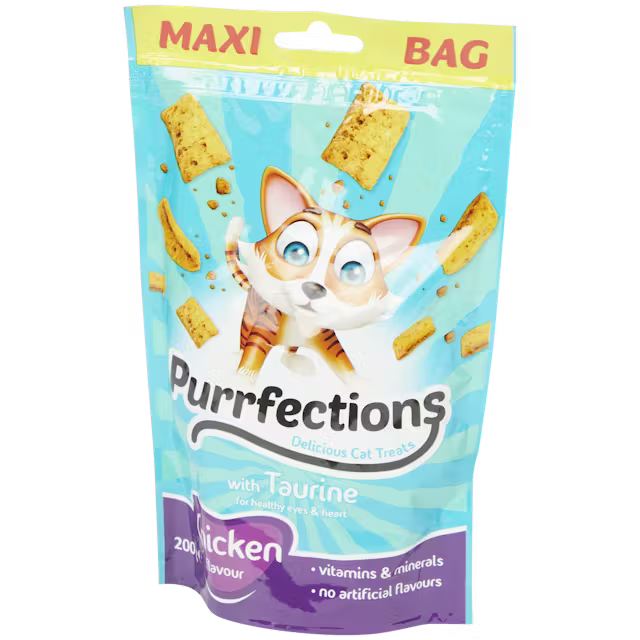 Pamlsek pro kočky Purrfections 200 gramů