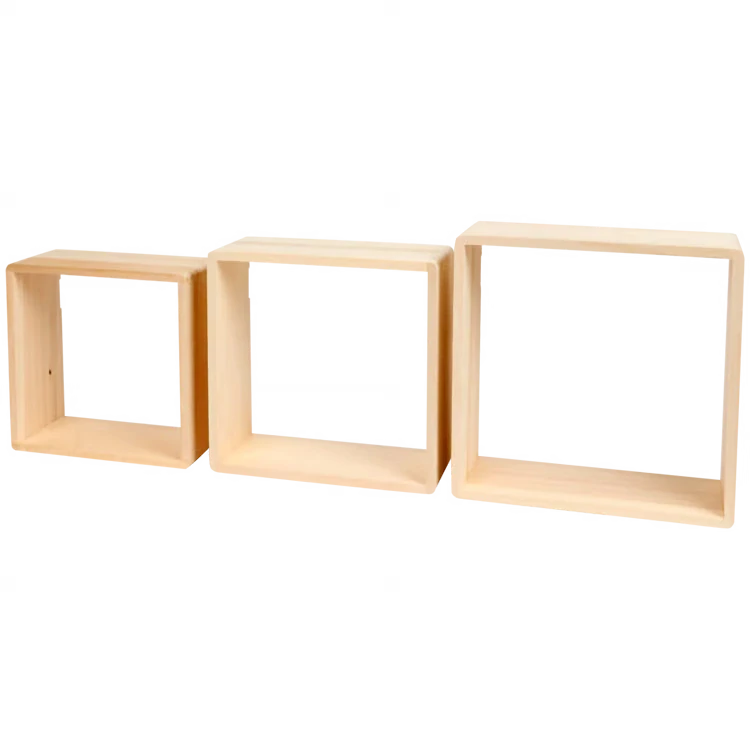 Dřevěné nástěnné policové boxy Home Accents