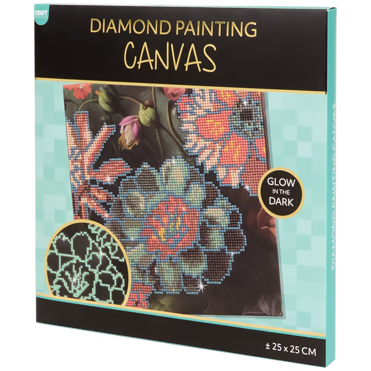 Diamantová malba svítící ve tmě