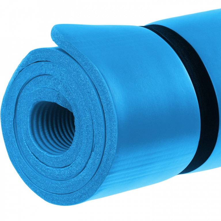 MOVIT gymnastická podložka na cvičení 183 x 60 x 1,0 cm - modrá