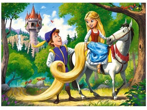 Minipuzzle Pohádky 2 - 120 dílků - 8 druhů