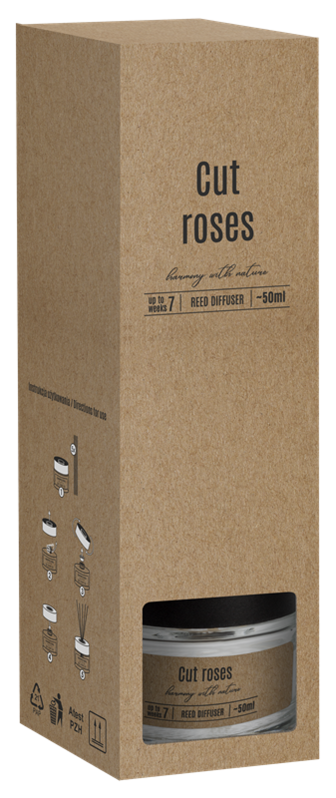 BISPOL vonný difuzér Cut & Roses 50 ml