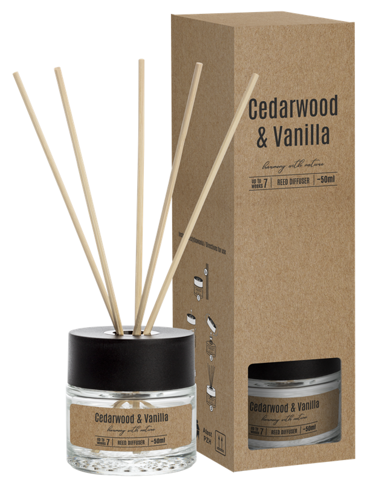 BISPOL vonný difuzér Cedarwood&Vanilla 50 ml