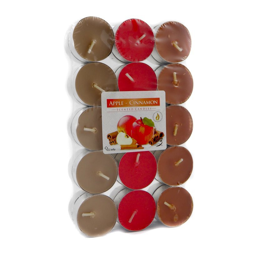 Vonná čajová svíčka 30ks v balení