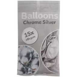 Chromové balónky 15 ks