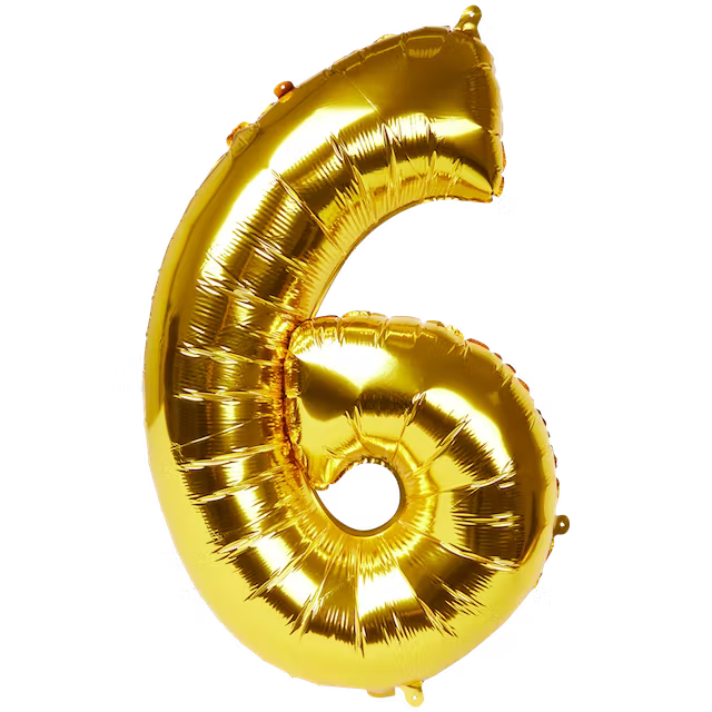 Fóliový balónek ve tvaru číslice 86 cm