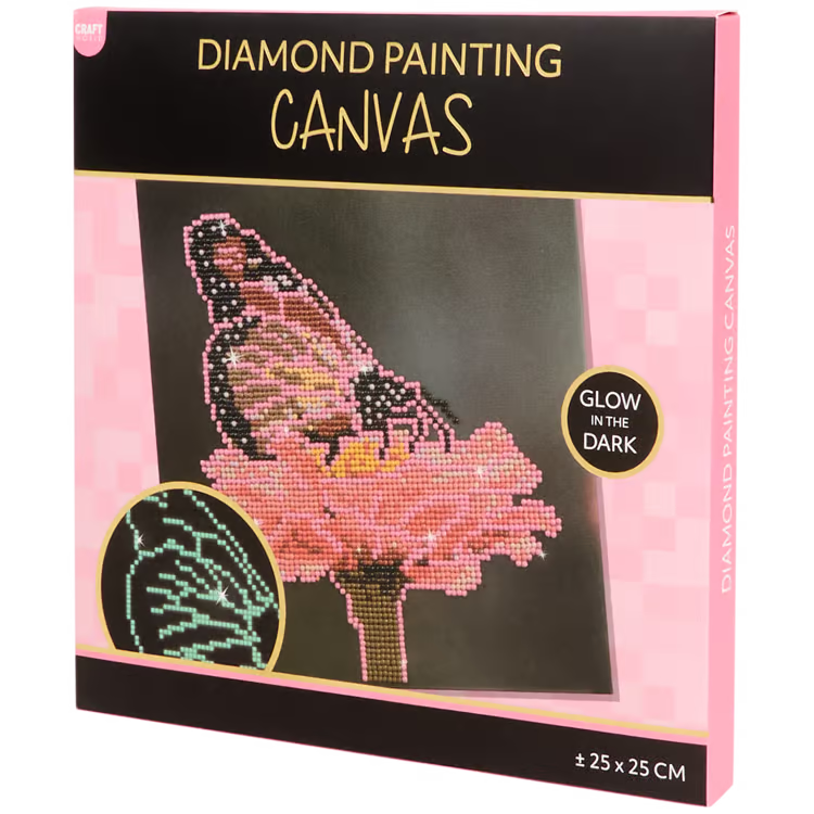 Diamantová malba svítící ve tmě
