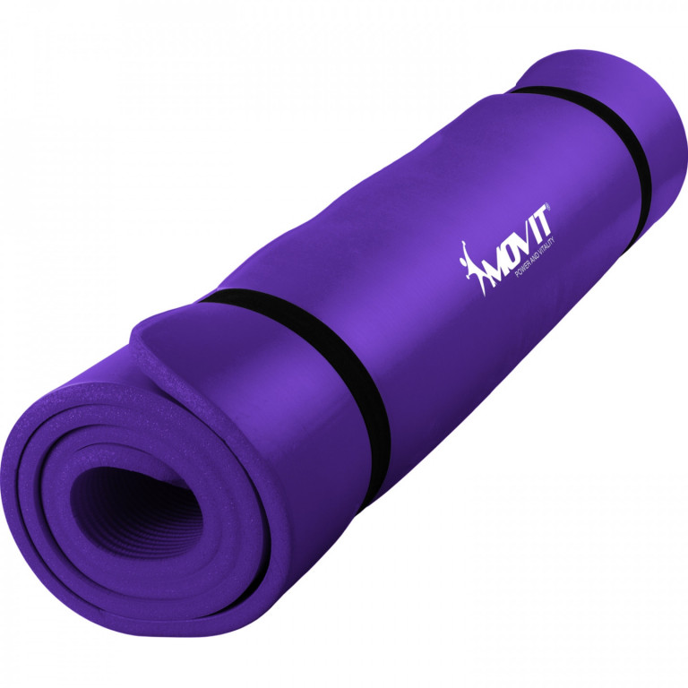 MOVIT gymnastická podložka na cvičení 183 x 60 x 1,0 cm - fialová