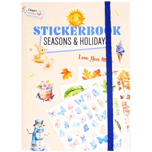 Kniha se samolepkami Craft Sensations