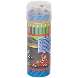 Mini pastelky s ořezávatkem