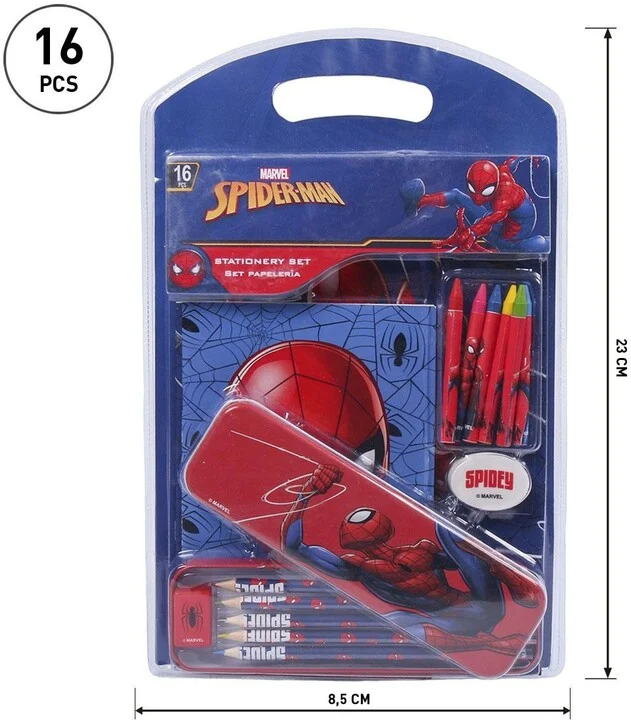 Školní set Cerdá Marvel: Spider-Man, 7 předmětů