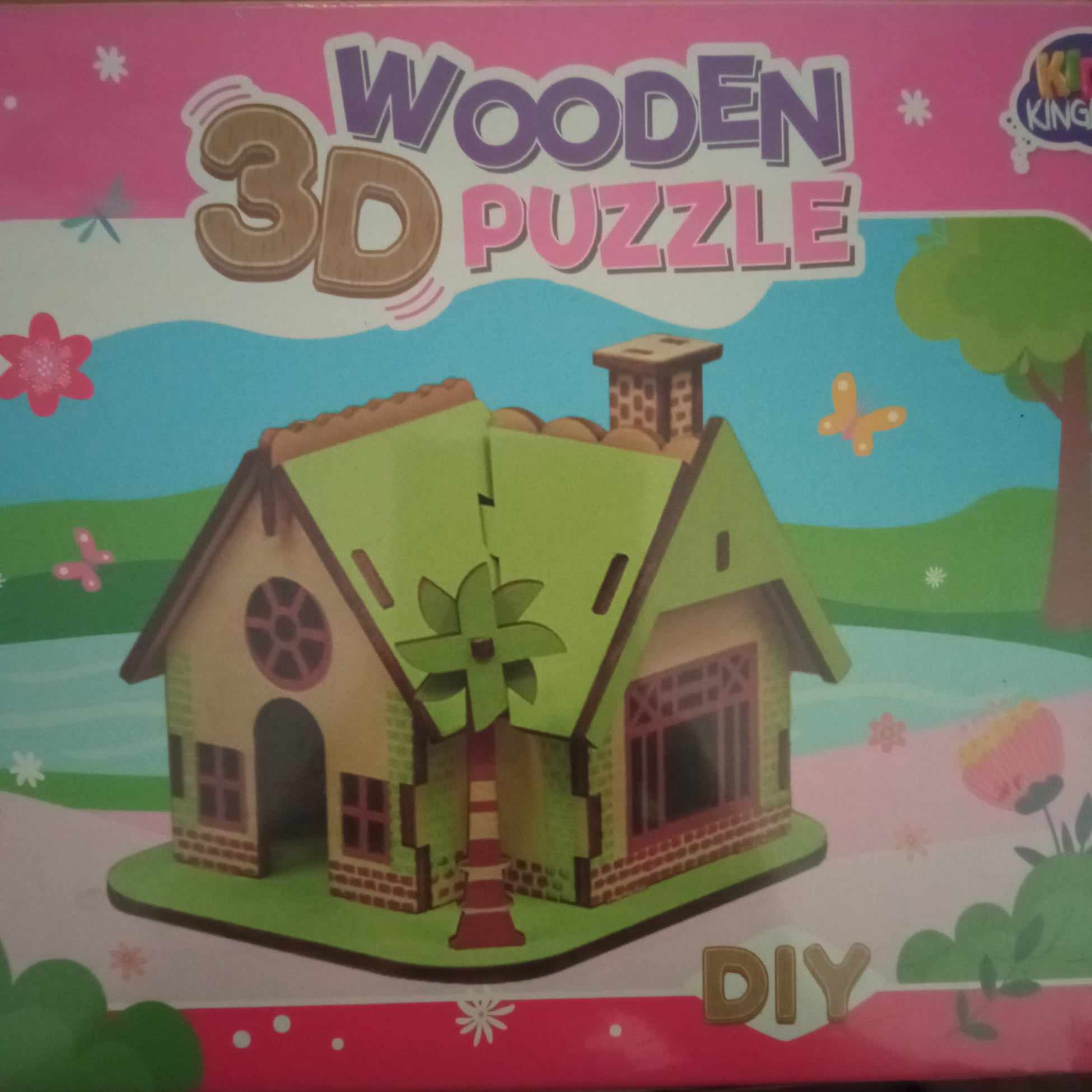 Dřevěné 3D puzzle Kids Kingdom