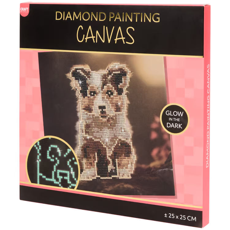 Diamantová malba svítící ve tmě