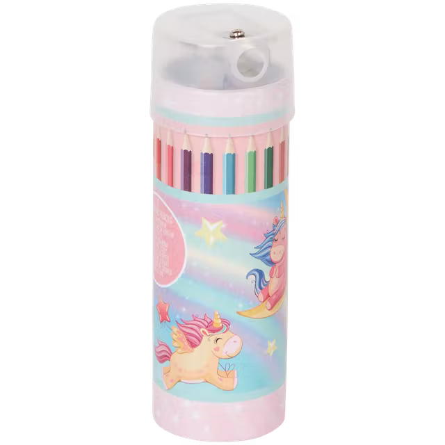 Mini pastelky s ořezávatkem