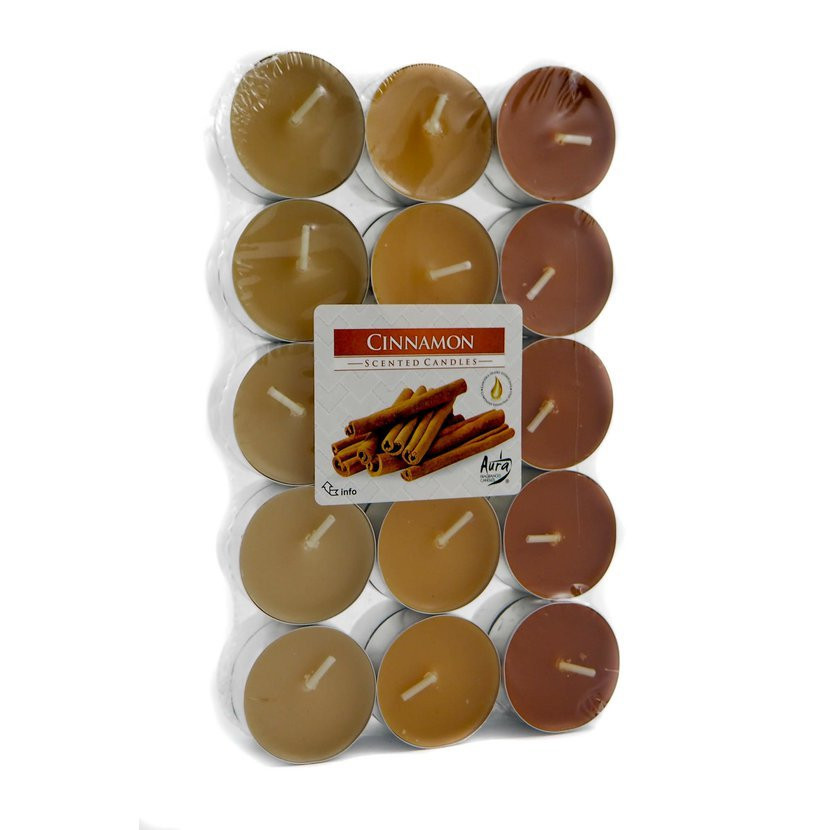 Vonná čajová svíčka 30ks v balení