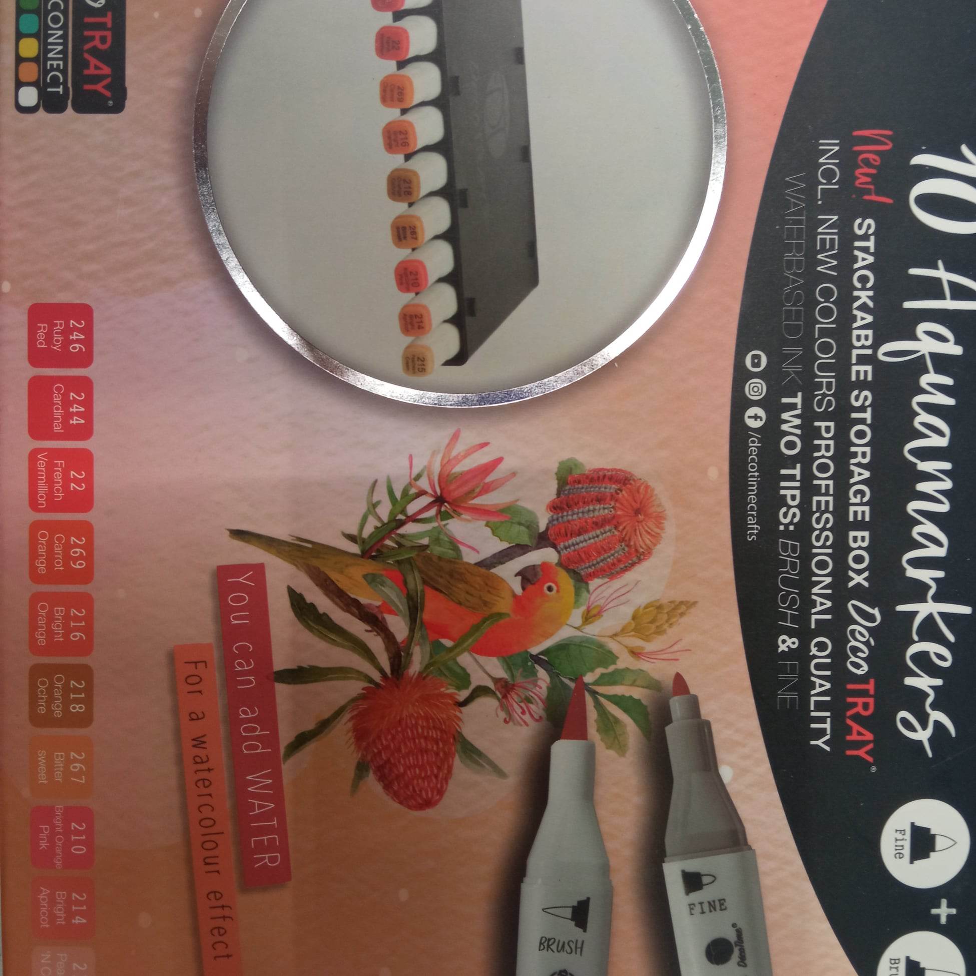 Fixy na vodní bázi DécoTime 10 kusů