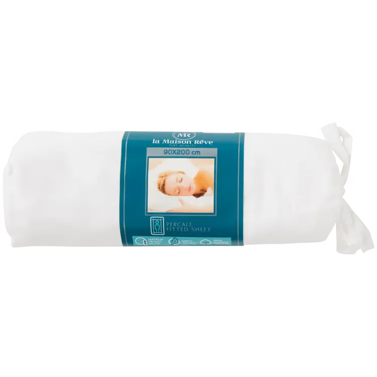 Perkálové prostěradlo La Maison Rêve 90 x 200 cm