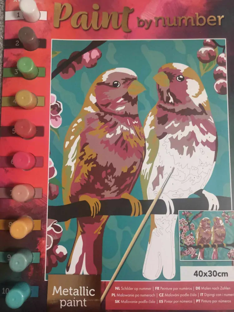 Plátno na malování podle čísel