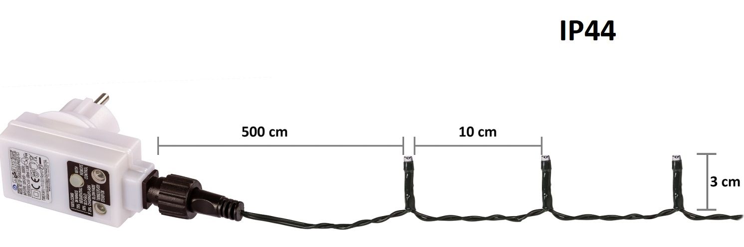 Vánoční LED osvětlení - 20 m, 200 LED