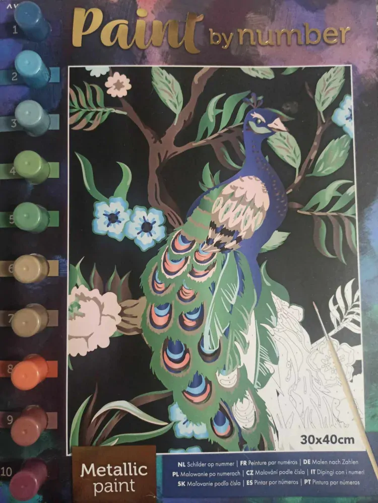 Plátno na malování podle čísel